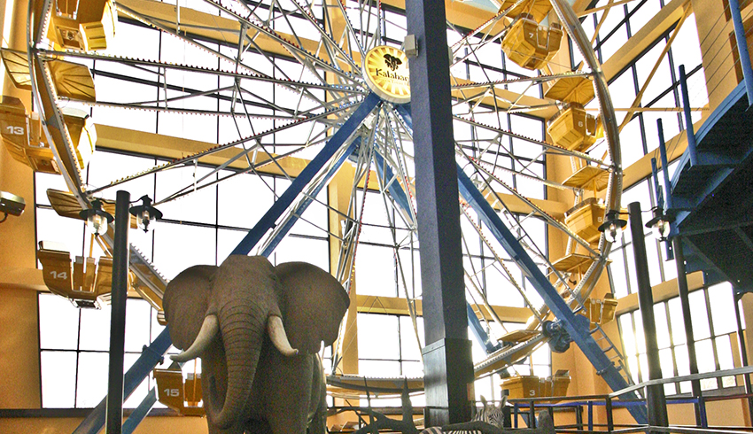 Ferris Wheel at Kalahari Indoor Theme Park